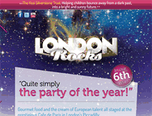 Tablet Screenshot of londonrocksevent.com